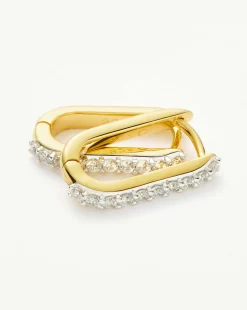 Online MISSOMA PAVE OVATE HUGGIES