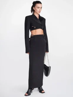 Cheap DION LEE POCKET COLUMN SKIRT Black
