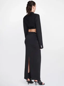 Cheap DION LEE POCKET COLUMN SKIRT Black