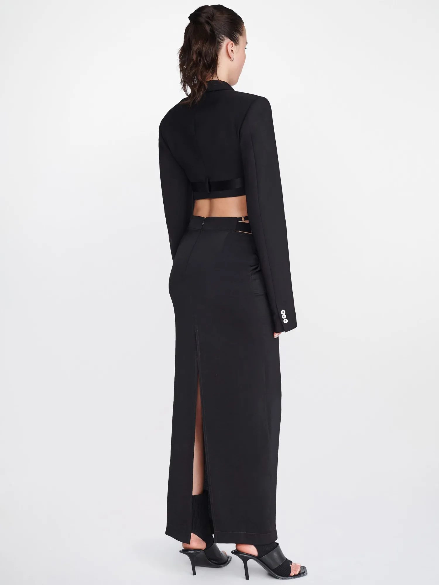Cheap DION LEE POCKET COLUMN SKIRT Black