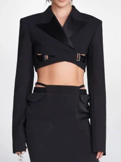 Cheap DION LEE POCKET COLUMN SKIRT Black