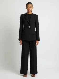 Shop CHRISTOPHER ESBER RACQUET APEX BLAZER Black