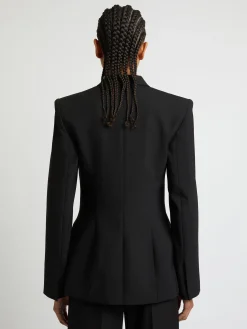 Shop CHRISTOPHER ESBER RACQUET APEX BLAZER Black