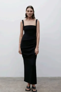 New Paris Georgia RAF DRESS Black