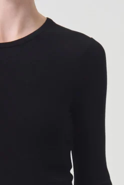 Online AGOLDE REEGAN SHRUNKEN TEE Black