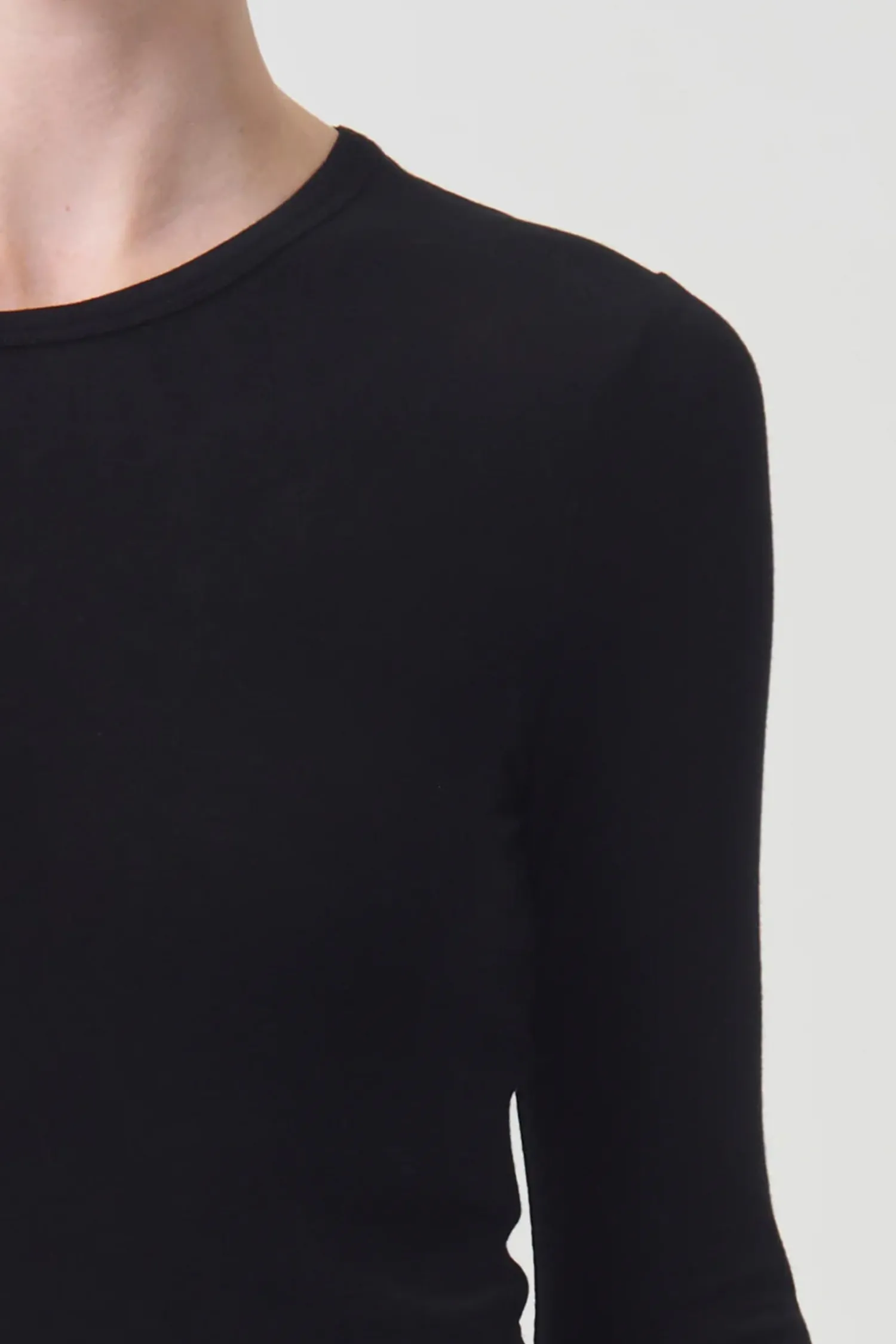 Online AGOLDE REEGAN SHRUNKEN TEE Black