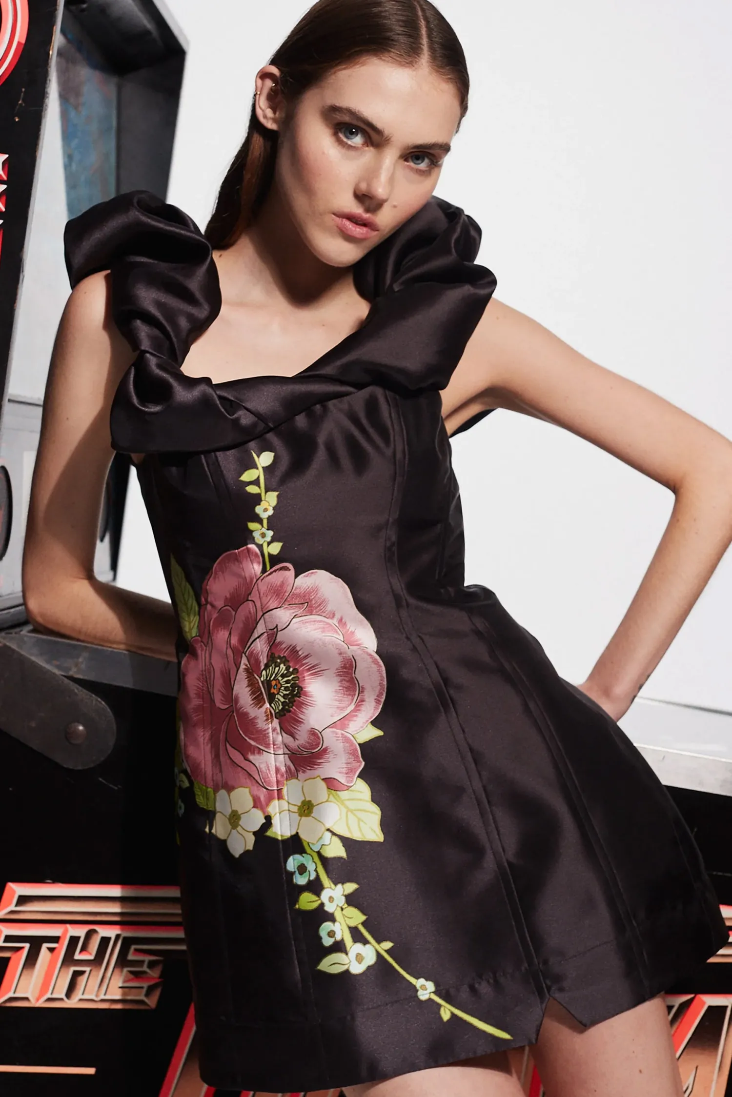 Best ALÉMAIS REGENT NOIR MINI DRESS