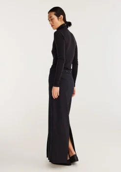 Shop RÓHE REIMAGINED TAILORED SKIRT Navy