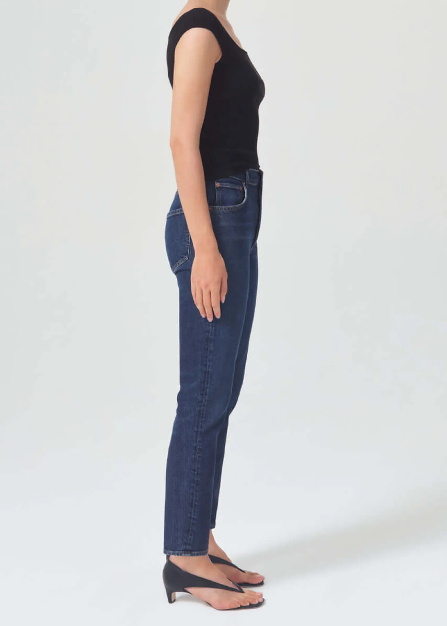 Fashion AGOLDE RILEY HIGH RISE STRAIGHT LONG