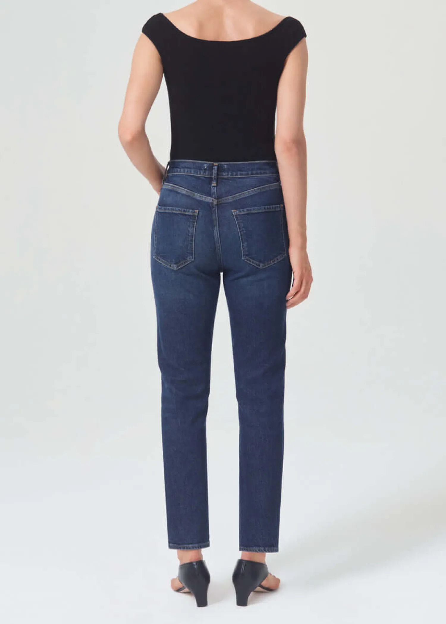 Fashion AGOLDE RILEY HIGH RISE STRAIGHT LONG