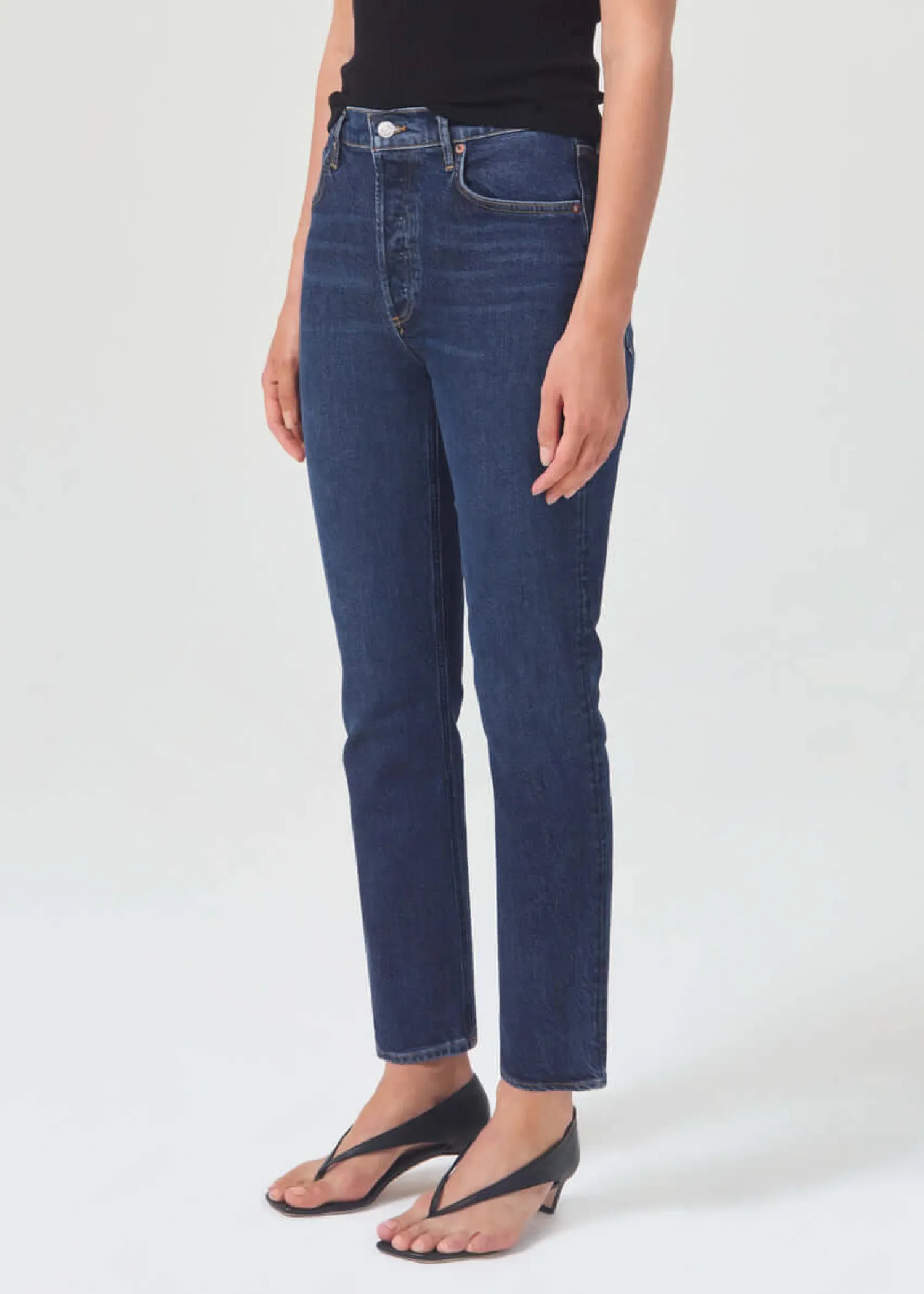 Fashion AGOLDE RILEY HIGH RISE STRAIGHT LONG