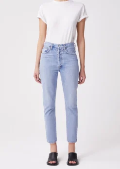 Clearance Agolde RILEY HIGH RISE STRAIGHT CROP