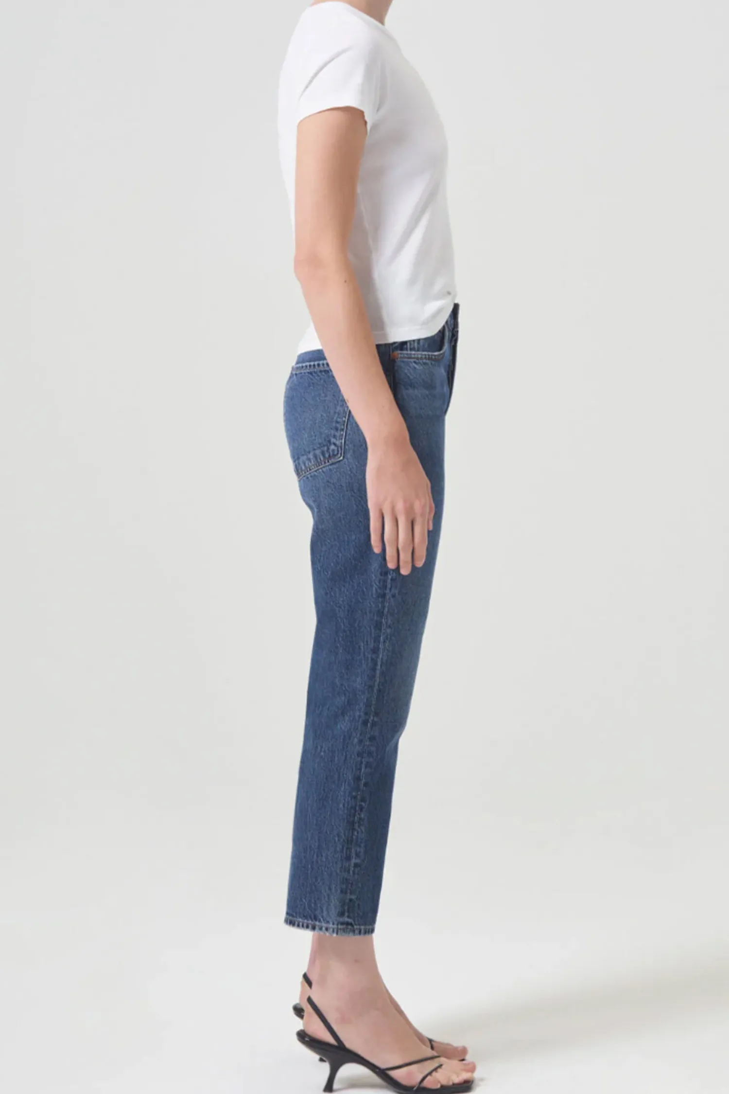 Hot AGOLDE RILEY HIGH RISE STRAIGHT CROP