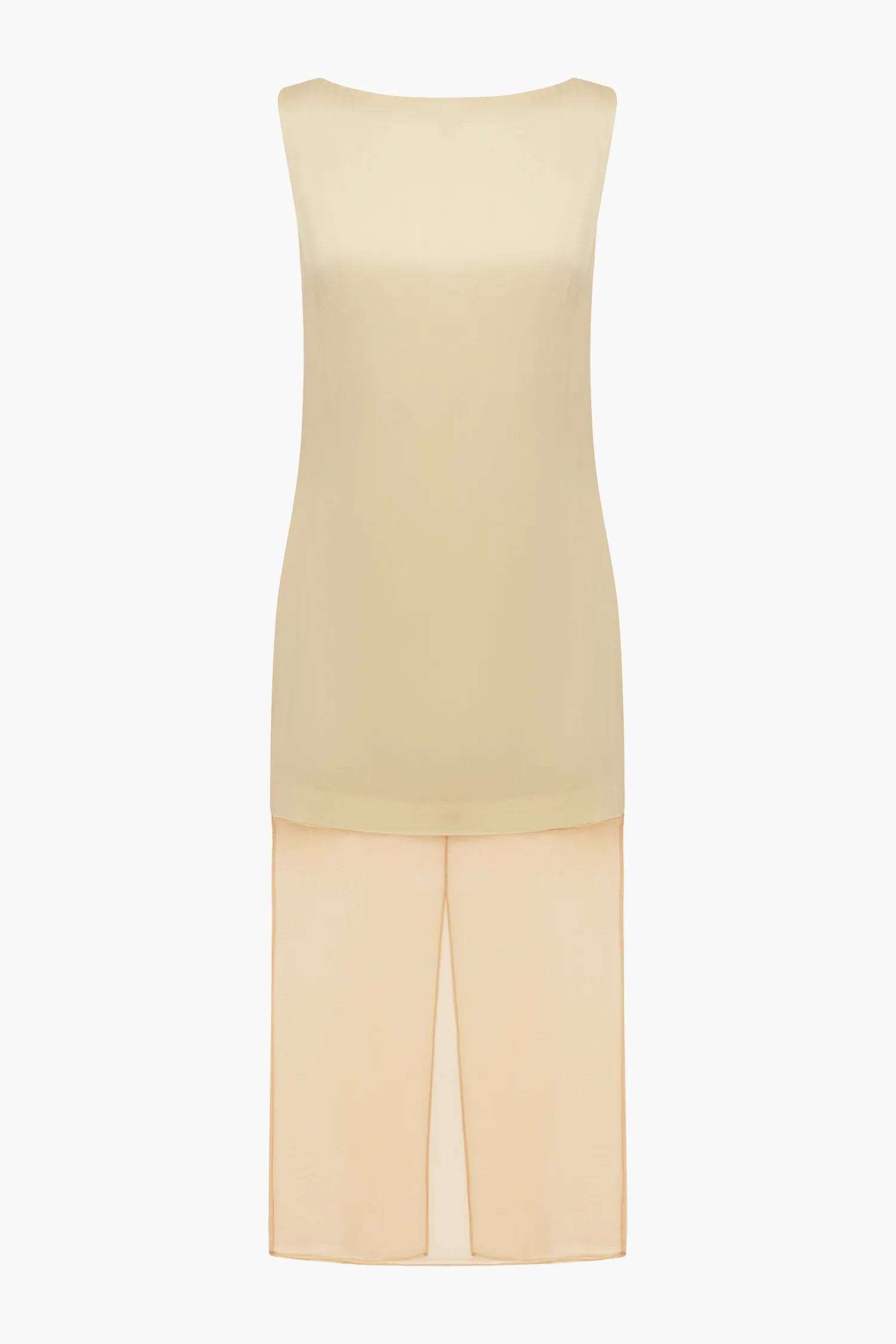 New ESSE RIO COWL BACK DRESS LemonCitrus
