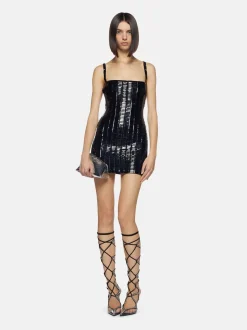 Sale THE ATTICO RUE MINI DRESS Black