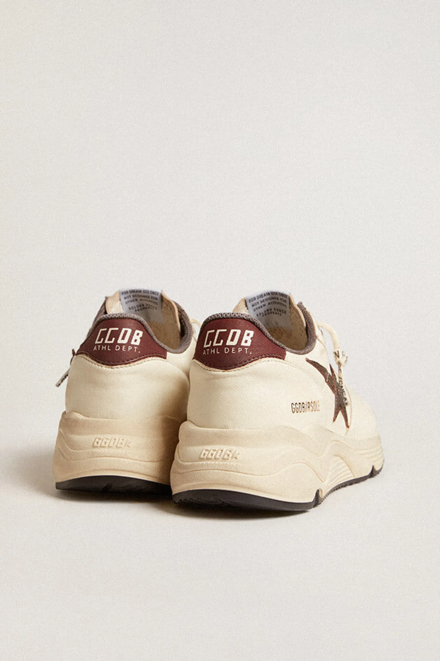 Online GOLDEN GOOSE RUNNING SOLE SNEAKER White/Bordeaux