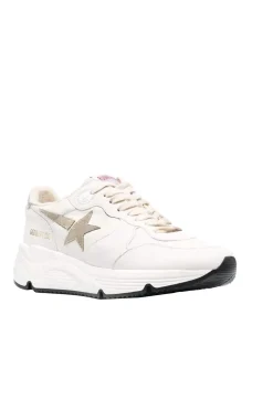 Online GOLDEN GOOSE RUNNING SOLE SNEAKER WHITE/TAUPE/SILVER