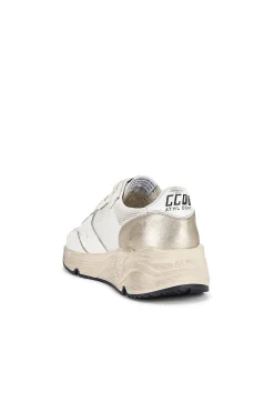 Cheap GOLDEN GOOSE RUNNING SOLE SNEAKER WHITE/ORCHIDHUSH/PLATINUM