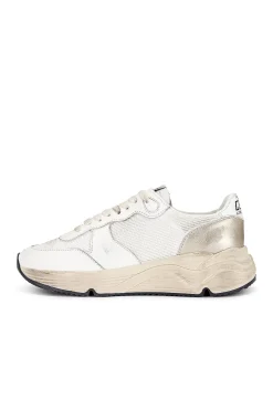 Cheap GOLDEN GOOSE RUNNING SOLE SNEAKER WHITE/ORCHIDHUSH/PLATINUM