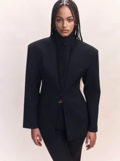 Sale COURTNEY ZHENG SCUBA WOOL BLAZER