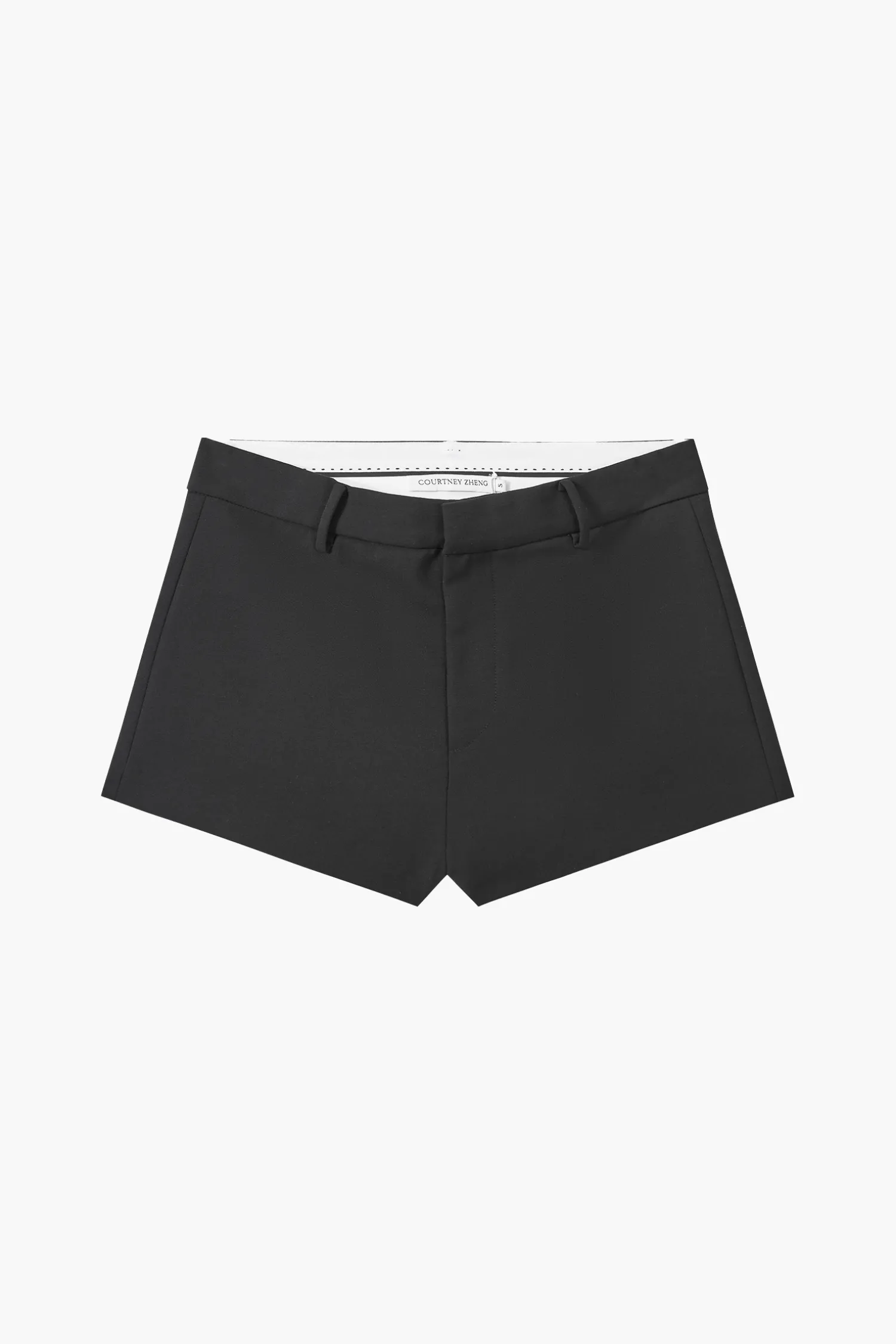 Shop COURTNEY ZHENG SCUBA WOOL SHORT