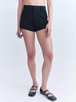 Shop COURTNEY ZHENG SCUBA WOOL SHORT