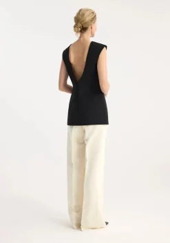 Best Sale RÓHE SCULPTURAL OPEN BACK TOP