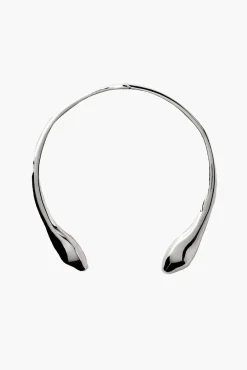 Discount ANNIKA INEZ SERPENT COLLAR Silver