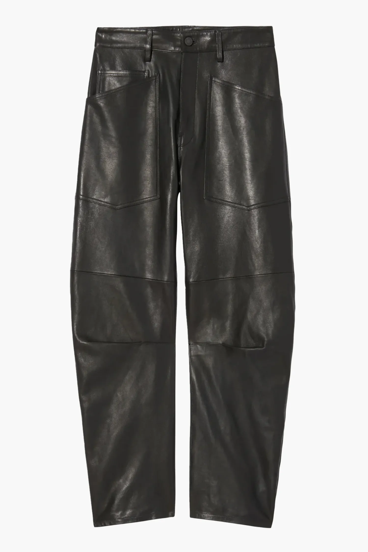 Shop NILI LOTAN SHON LEATHER PANT