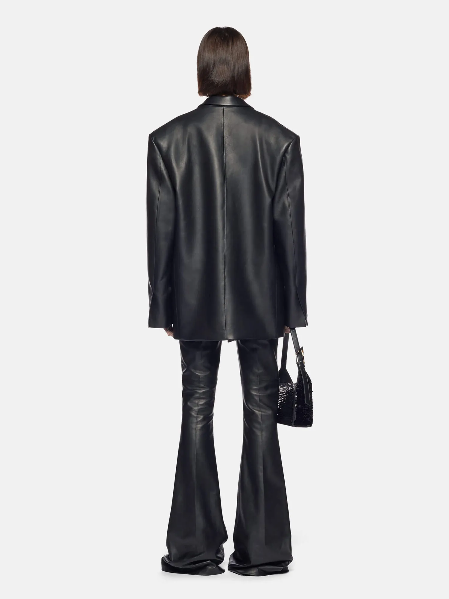 Store THE ATTICO SHORT COAT Black
