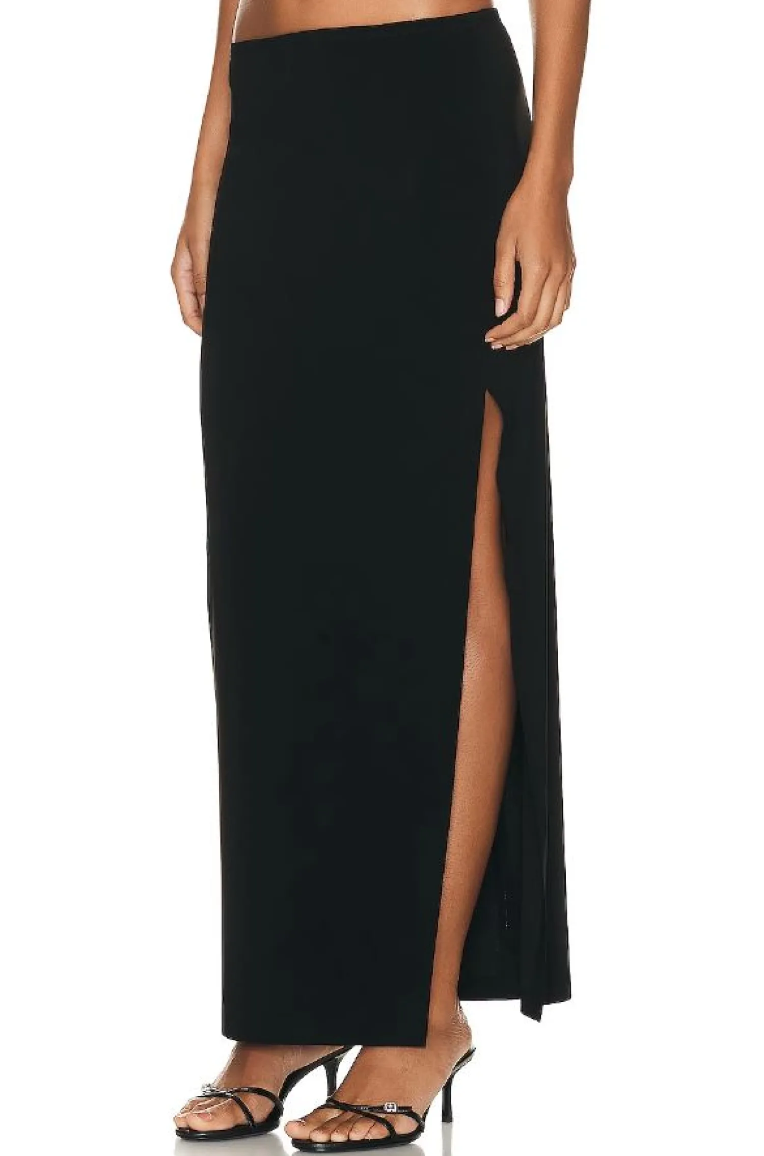 Cheap NORMA KAMALI SIDE SLIT LONG SKIRT