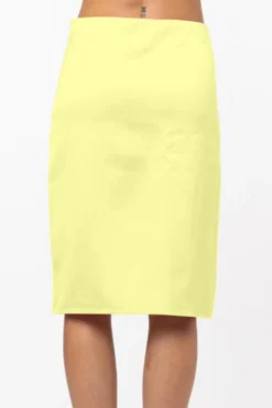 Hot DES PHEMMES SIDE SLIT LONGUETTE Lemonade