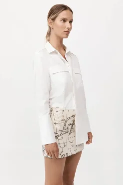 Sale ST. AGNI SILK MINI SKIRT