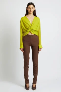 Sale CHRISTOPHER ESBER SILK SPRINGS TWIST FRONT TOP Limade