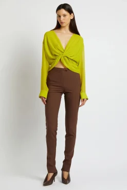 Sale CHRISTOPHER ESBER SILK SPRINGS TWIST FRONT TOP Limade