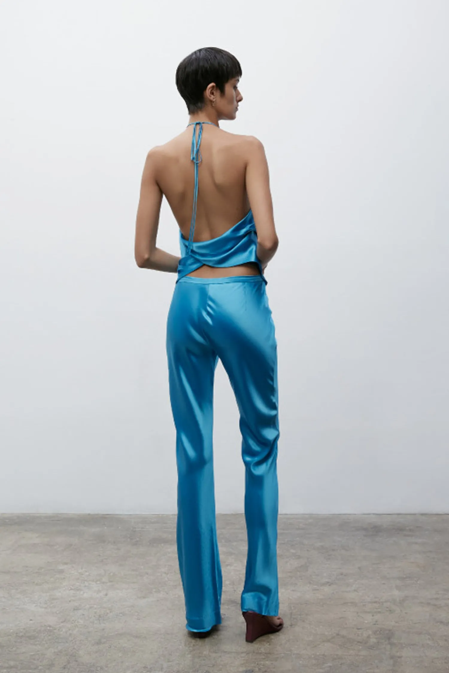Best Paris Georgia SLEEK BELTED PANT BoldBlue
