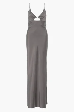 Flash Sale ST. AGNI SOFT SILK BRA BIAS SLIP PewterGrey