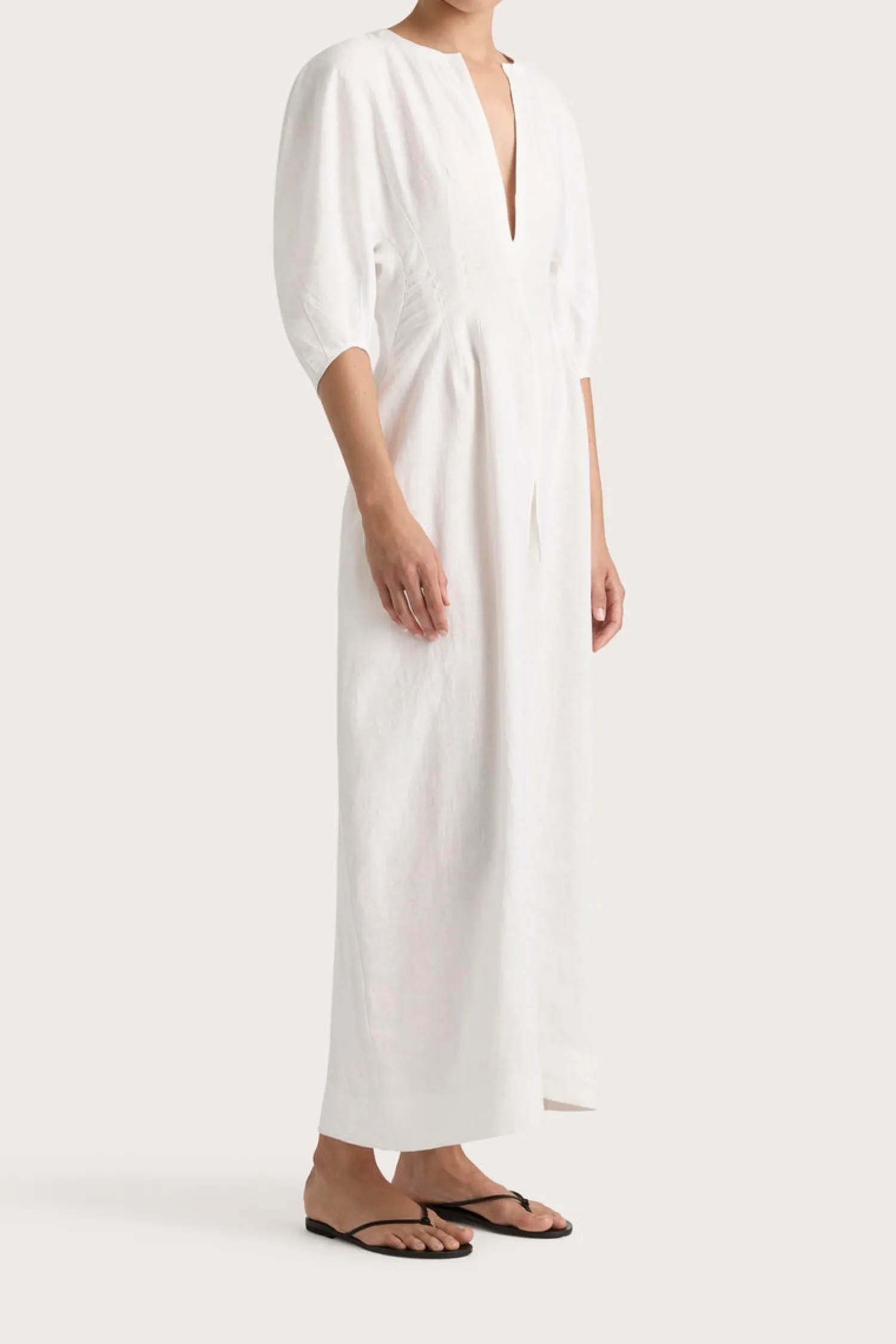 Discount FAITHFULL THE BRAND SOLEIL MAXI DRESS White