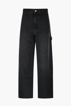 Cheap ISABEL MARANT ÉTOILE SOLENE PANTS FadedBlack