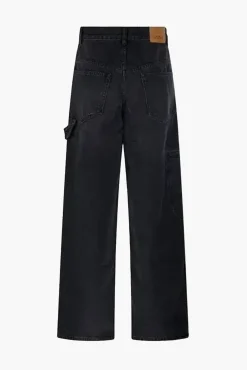 Cheap ISABEL MARANT ÉTOILE SOLENE PANTS FadedBlack