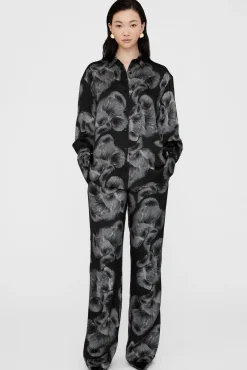 Fashion ANINE BING SOTO PANT BlackMushroomPrint
