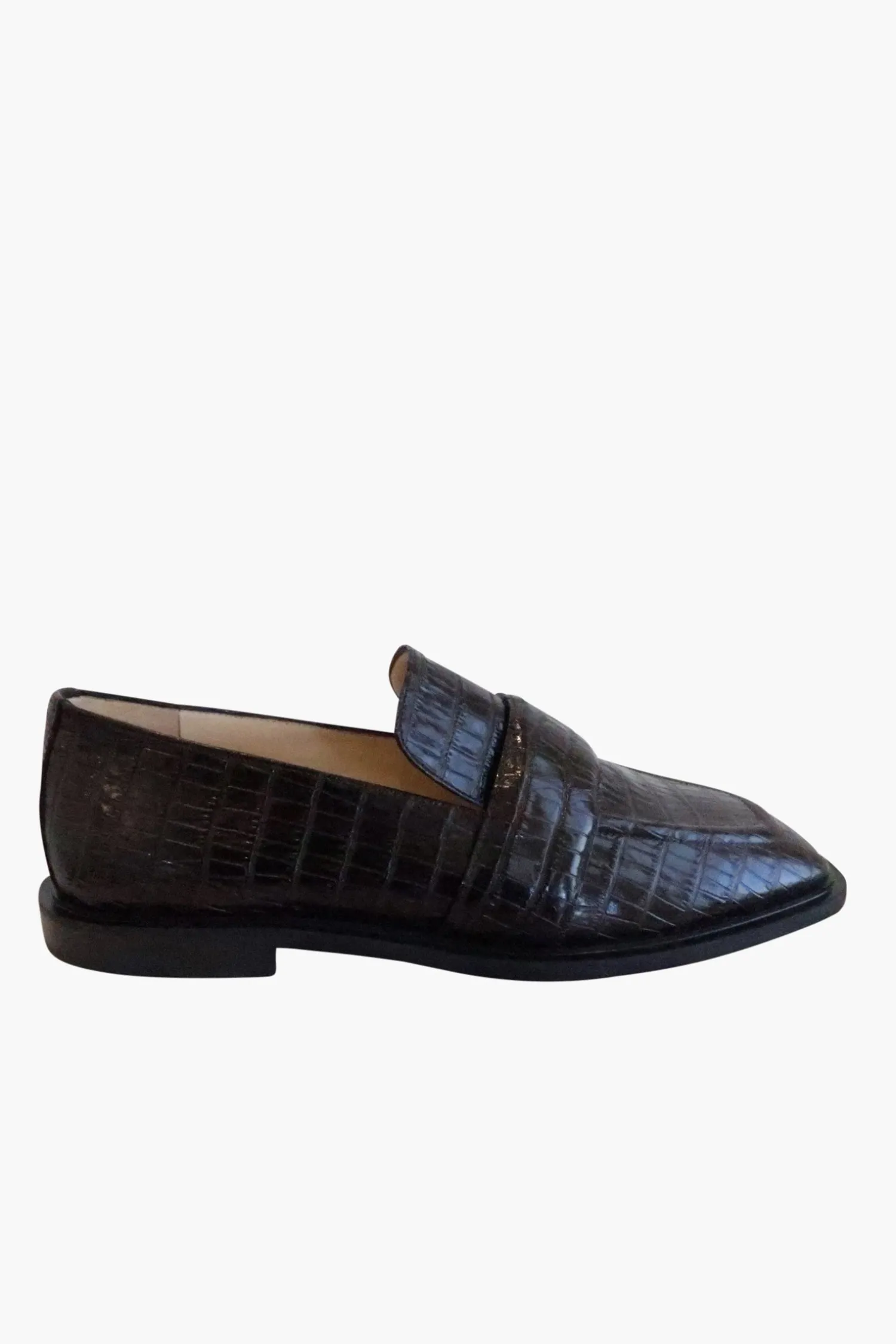 New BARE BASE SQUARE LOAFER ChocCroc