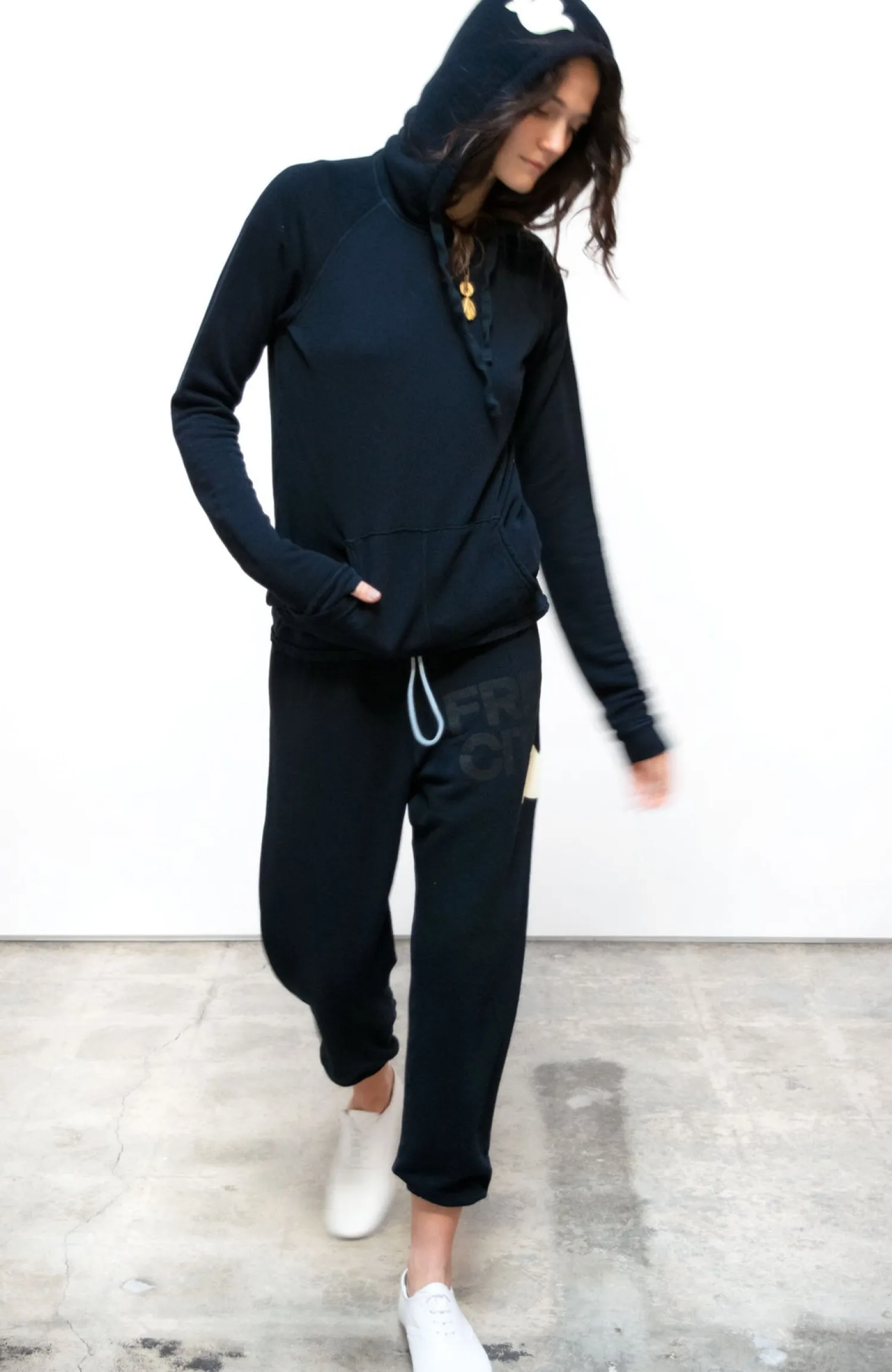 Outlet FREECITY SUPERFLUFF LUX OG SWEATPANT DeepspaceCream