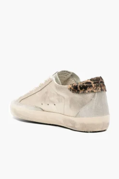 Outlet GOLDEN GOOSE SUPERSTAR SNEAKER Platinum/Ice/Beige/Brown/Leo