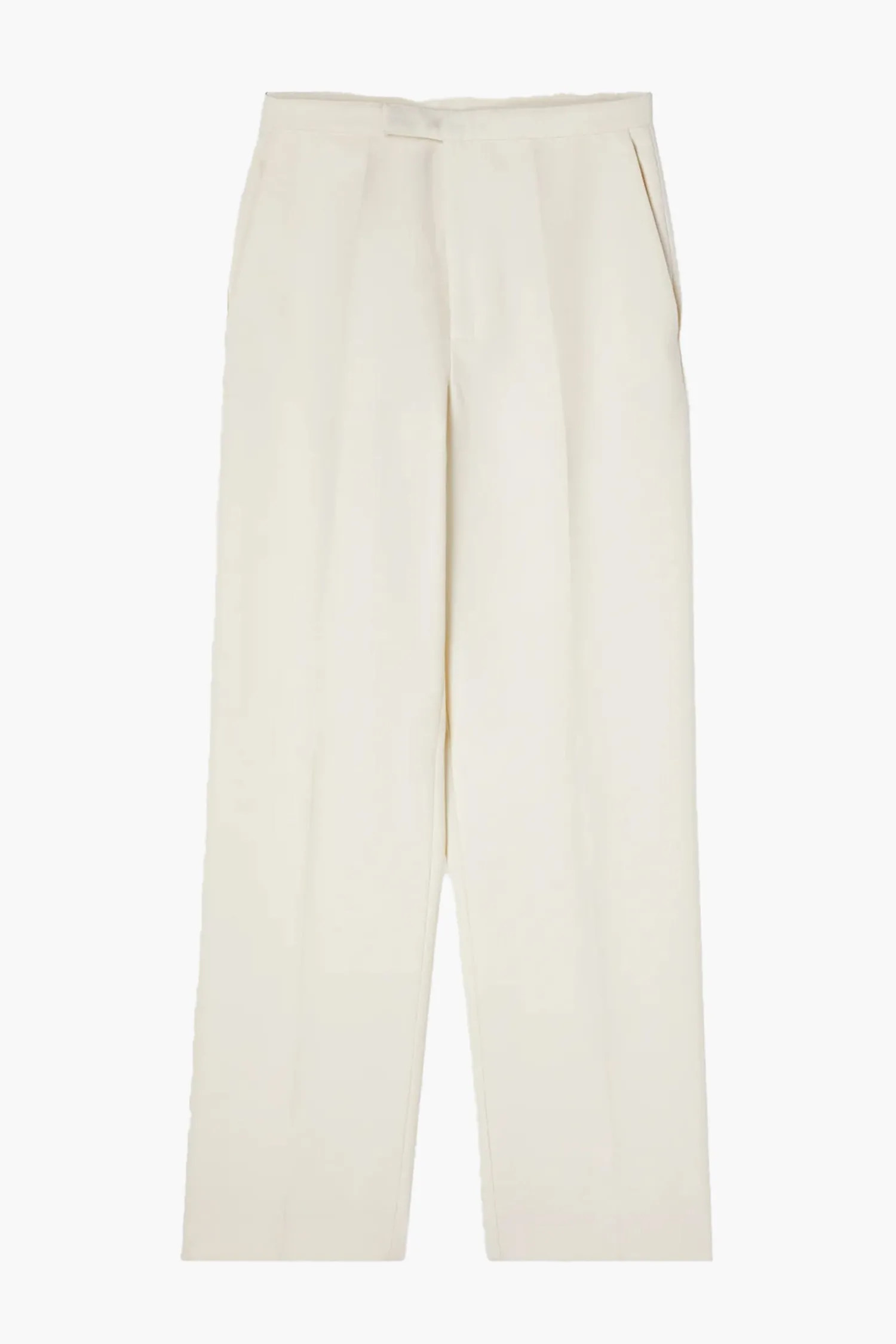 Fashion RÓHE TAILORED WOOL TROUSERS Ivory