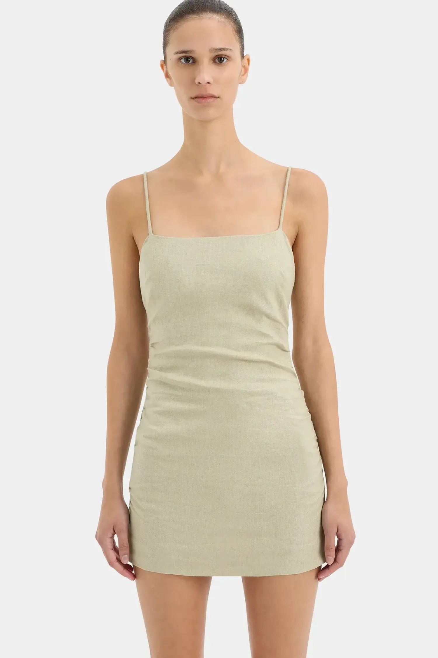 Discount SIR TAMARA MINI DRESS Olive