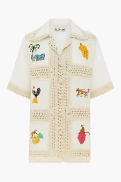 Online ALÉMAIS TEDDY SHIRT Cream