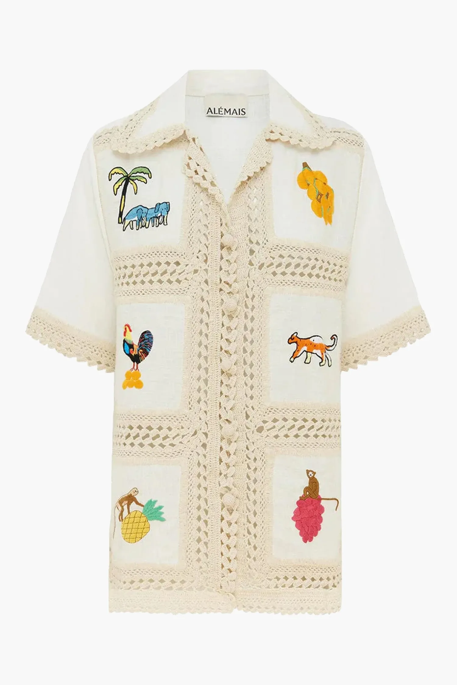 Online ALÉMAIS TEDDY SHIRT Cream