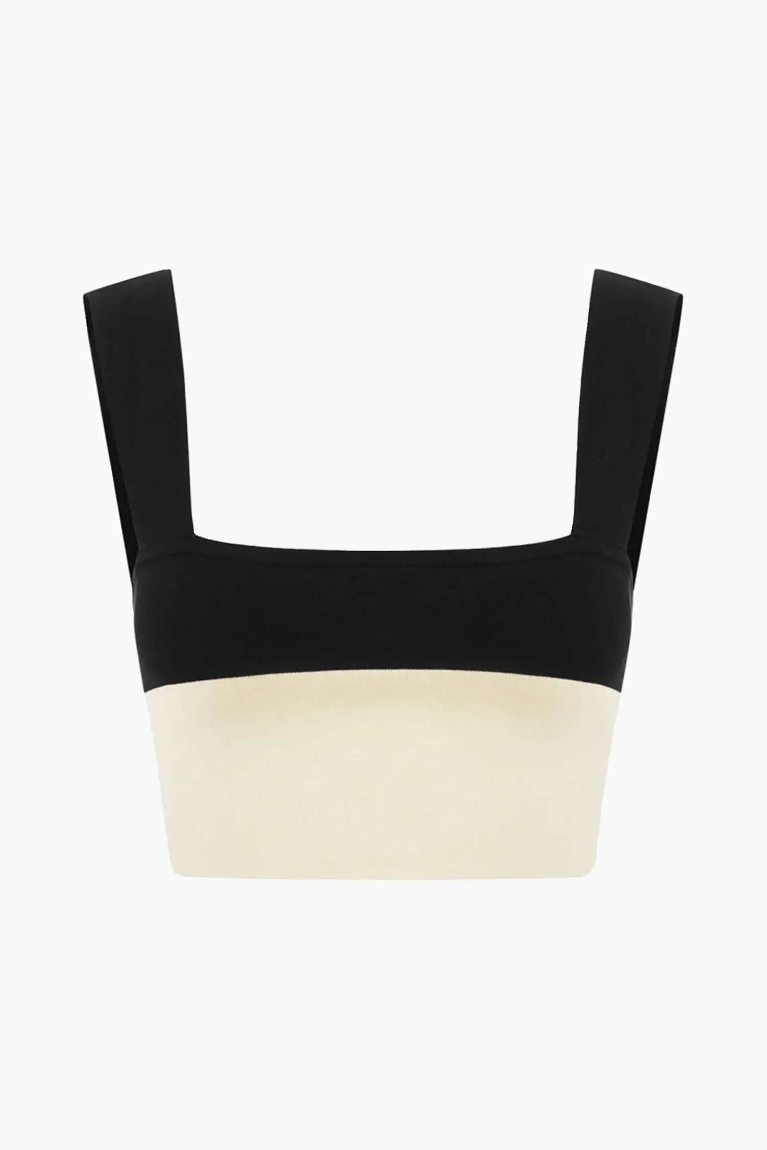 Cheap POSSE THEO CROP TOP Cream&Black