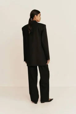 Cheap ESSE TUX DOUBLE BLAZER Black